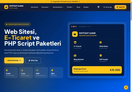 PAYİTAHT AJANS — Dijital Dünyada Güçlü Çözümler