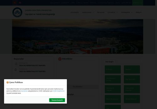 Çankırı Karatekin Üniversitesi - Yapı İşleri ve Teknik Daire Başkanlığı