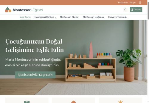 2026 - Montessori Eğitimi Türkiye - Bağımsız Çocuklar