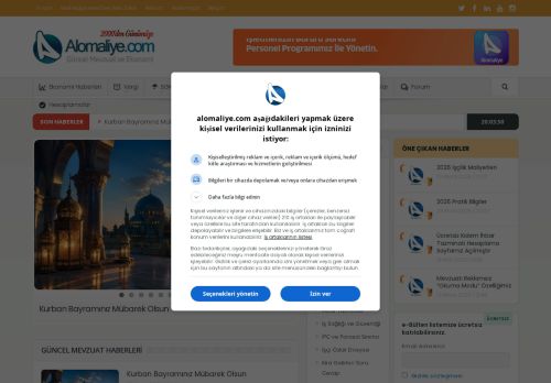 Alomaliye.com Güncel Mevzuat, Muhasebe, SGK, Vergi, Ekonomi Haberleri