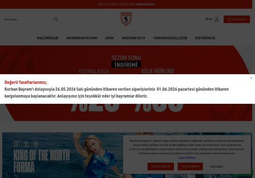 Samsunspor Lisanslı Ürünler Mağazası - Store 55