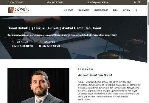 Gönül Hukuk | İş Hukuku Avukatı | Avukat Hamit Can Gönül