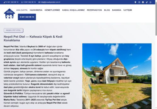 Köpek Oteli | Köpek Pansiyonu | Kedi Oteli | Neşeli Pet Otel