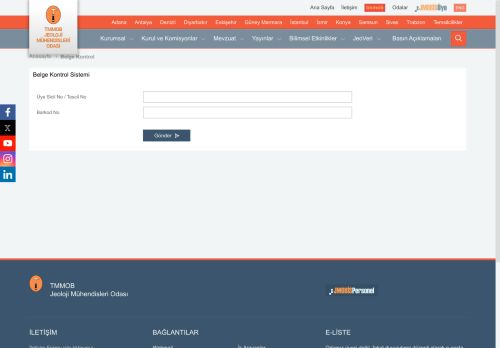 TMMOB Jeoloji Mühendisleri Odasý