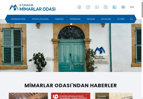
	
Mimarlar Odası KKTC Resmi Web Sayfası - Anasayfa

