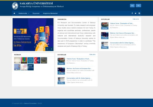 Sakarya Üniversitesi | AVRUPA BİRLİĞİ ARAŞTIRMA VE DOKÜMANTASYON MERKEZİ