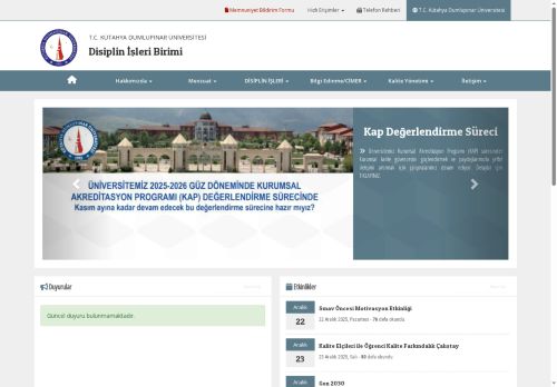 Disiplin İşleri Birimi