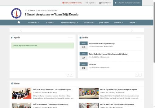 Bilimsel Araştırma ve Yayın Etiği Kurulu