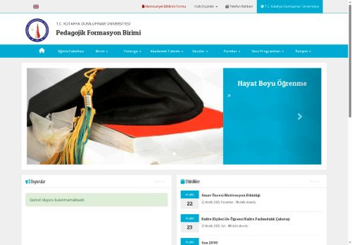 Pedagojik Formasyon Birimi