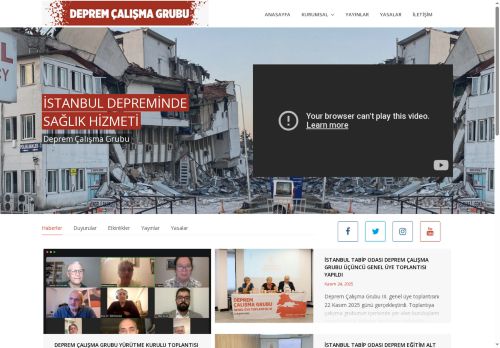 İstanbul Depreminde Sağlık Hizmeti