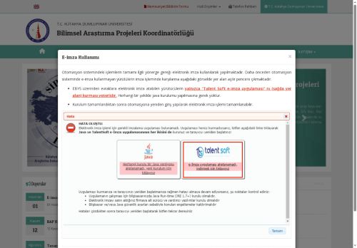 Bilimsel Araştırma Projeleri Koordinatörlüğü