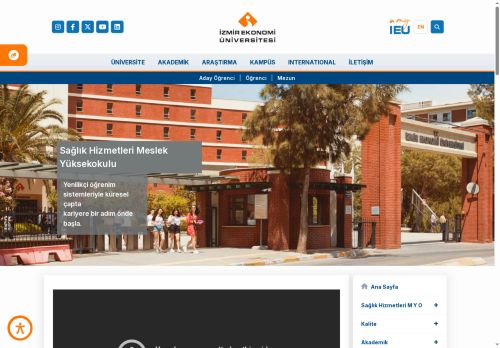 Sağlık Hizmetleri Meslek Yüksekokulu | İzmir Ekonomi Üniversitesi