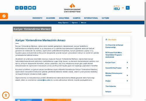 Firma Bilgilendirme - Kariyer Yönlendirme Merkezi | İzmir Ekonomi Üniversitesi