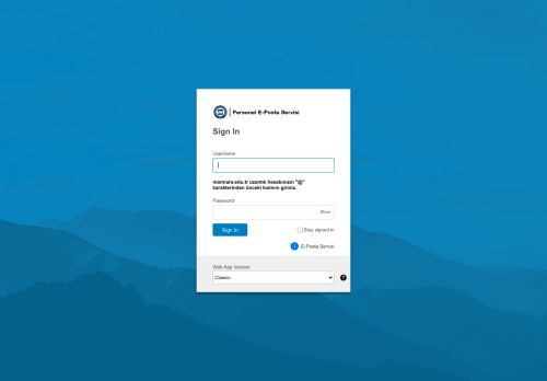 Personel E-Posta Servisi