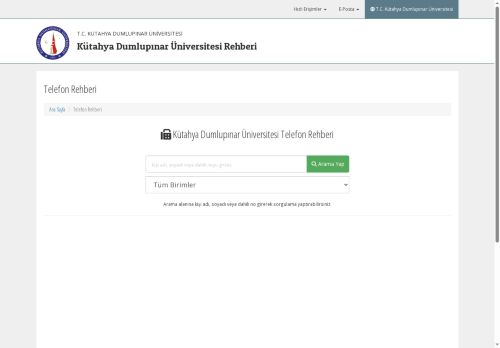 Kütahya Dumlupınar Üniversitesi Rehberi