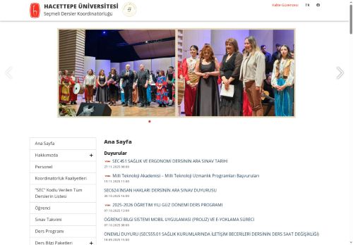 Hacettepe Üniversitesi Seçmeli Dersler Koordinatörlüğü