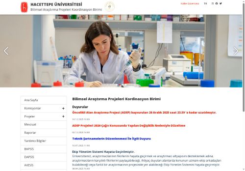 Hacettepe Üniversitesi Bilimsel Araştırma Projeleri Koordinasyon Birimi