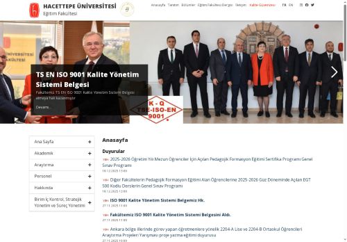 Hacettepe Üniversitesi Eğitim Fakültesi