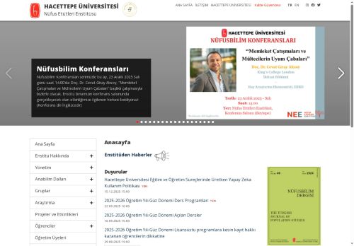 Hacettepe Üniversitesi Nüfus Etütleri Enstitüsü