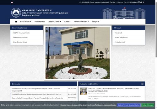KLU - Gıda Ar-Ge İnovasyon ve Girişimcilik Uygulama ve Araştırma Merkezi