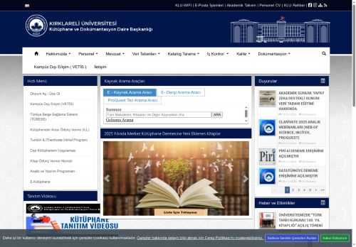 Akademik Sunum: Yapay Zeka Destekli Sunum Veri Tabanı Eğitimi Hakkında - KLU - Kütüphane ve Dokümantasyon Daire Başkanlığı