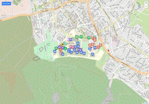 Pamukkale Üniversitesi Harita Uygulaması