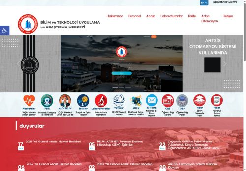 Bilim ve Teknoloji Uygulama ve Araştırma Merkezi (ARTMER)