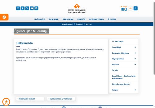 Çift Anadal Programları (ÇAP) - Öğrenci İşleri Müdürlüğü | İzmir Ekonomi Üniversitesi