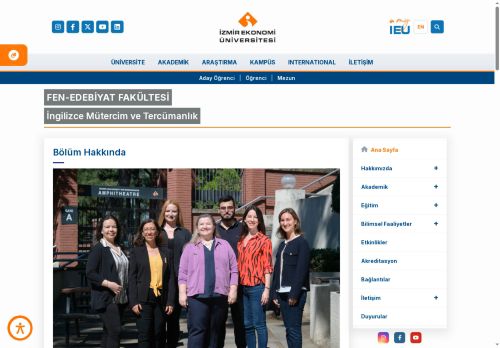 İngilizce Mütercim ve Tercümanlık | İzmir Ekonomi Üniversitesi