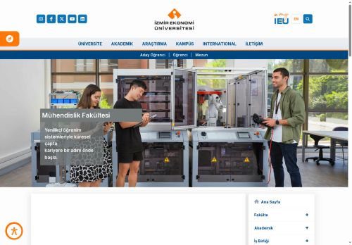 Mühendislik Fakültesi | İzmir Ekonomi Üniversitesi