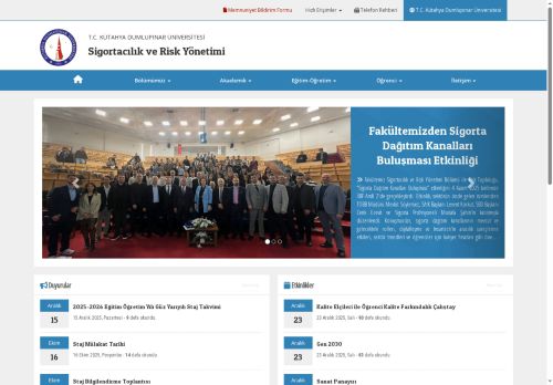 Sigortacılık ve Risk Yönetimi