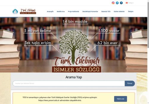 Türk Edebiyatı İsimler Sözlüğü