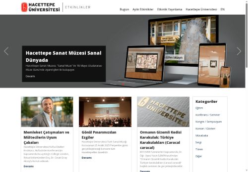 Hacettepe Üniversitesi Etkinlikler