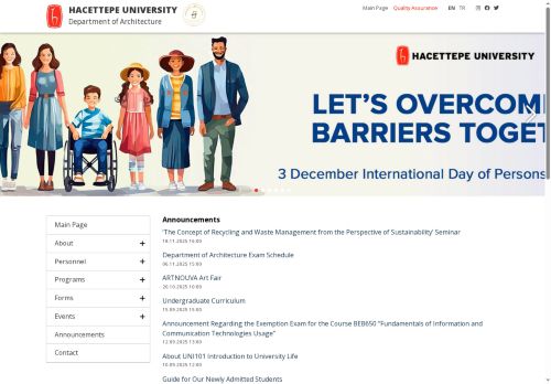 Hacettepe University Faculty of Test