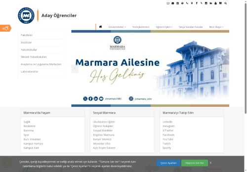 Aday Öğrenciler - Marmara Üniversitesi