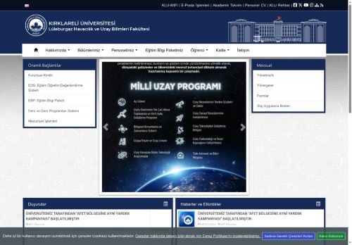 KLU - Lüleburgaz Havacılık ve Uzay Bilimleri Fakültesi