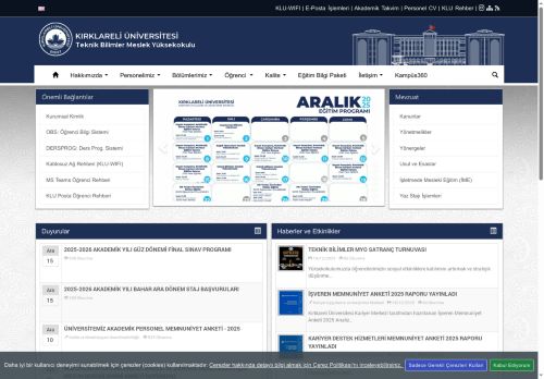 KLU - Teknik Bilimler Meslek Yüksekokulu