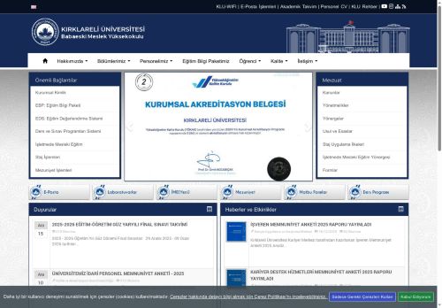 KLU - Babaeski Meslek Yüksekokulu