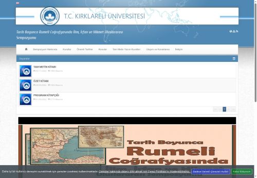 KLU - Tarih Boyunca Rumeli Coğrafyasında İlim, İrfan ve Hikmet Uluslararası Sempozyumu