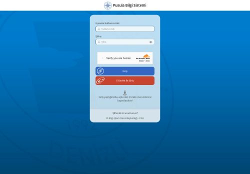 PAÜ .:. Pusula Bilgi Sistemi