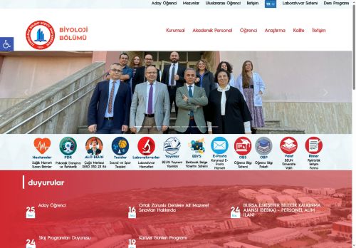 Fen Fakültesi | Biyoloji Bölümü