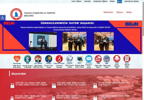 İletişim Fakültesi | Halkla İlişkiler ve Tanıtım Bölümü