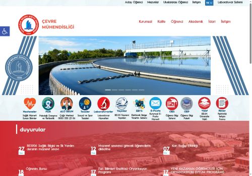 Çevre Mühendisliği Bölümü