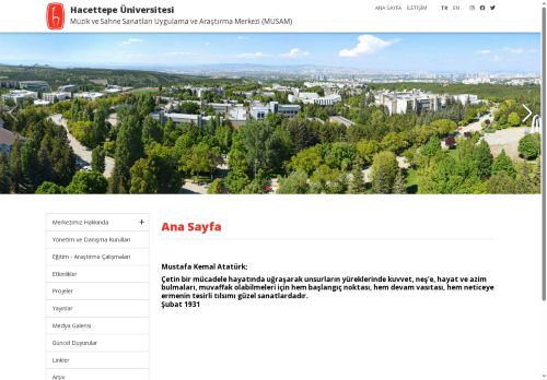 Hacettepe Üniversitesi Müzik ve Sahne Sanatları Uygulama ve Araştırma Merkezi (MÜSAM)