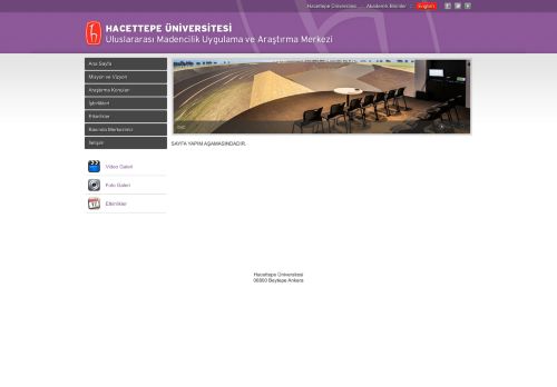 Hacettepe Üniversitesi Uluslararası Madencilik Uygulama ve Araştırma Merkezi