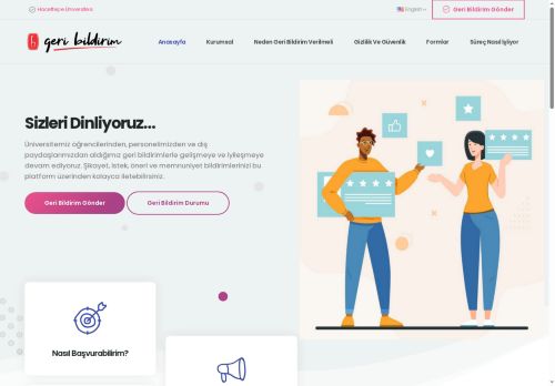 H.Ü.Geri Bildirim Yönetim Sistemi