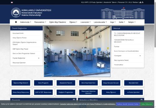 KLU - Mühendislik Fakültesi - Makine Mühendisliği