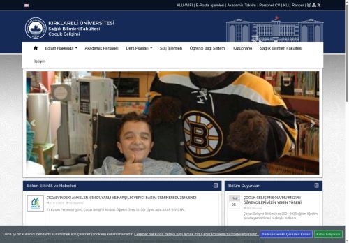KLU - Sağlık Bilimleri Fakültesi - Çocuk Gelişimi