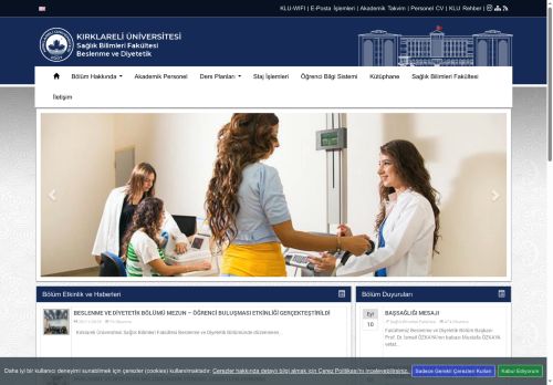 KLU - Sağlık Bilimleri Fakültesi - Beslenme ve Diyetetik