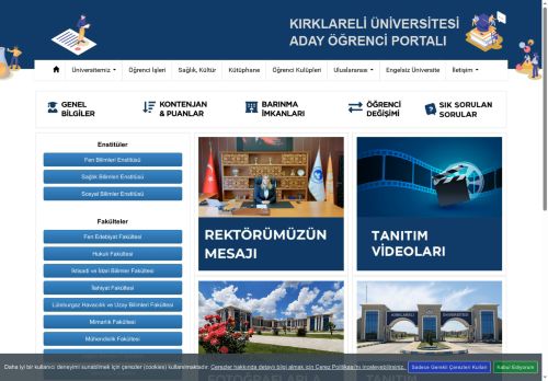 Sıkça Sorulan Sorular - KLU - Aday Öğrenci Portalı